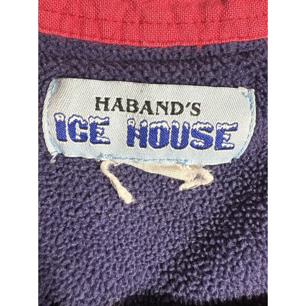 Vintage Habands Ice House Fleece Lined Button Front Shirt Jacket‎ Sz L - Picture 3 of 8
